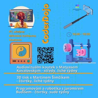 Máš 7-17 let a baví tě programování a práce s technologiemi? Přijď se podívat do našeho klubu CoderDojo. Scházíme se ve školním roce v naší počítačové učebně. Přihlašovat se můžete průběžně.